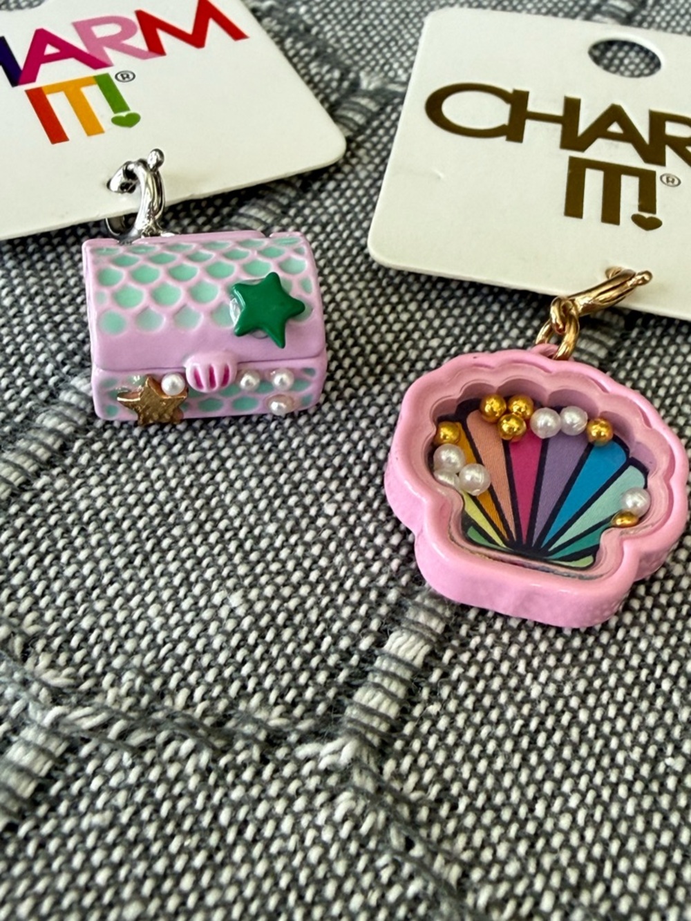 Charm it! Bundle of Mermaid Treasure & Shaker Shell NEW from Nordstrom